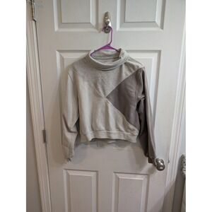 Abercrombie Fitch Soft AF Collection Mock Neck Sweatshirt Colorblock - Size S